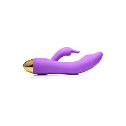 XR Brands Come Hither G-Focus Silicone Vibrator - Dual Motor, Waterproof