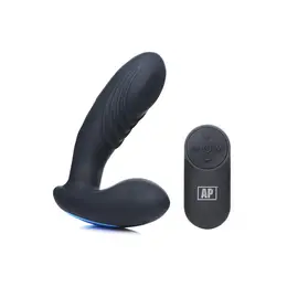 XR Brands P-Thump tapkajući prostate uređaj sa 7 režima i daljinskim upravljanjem crni