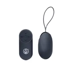 XR Brands Thunder Egg Silicone Intimate Device with Remote Control