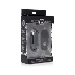 XR Brands Thunder Egg Silicone Intimate Device with Remote Control