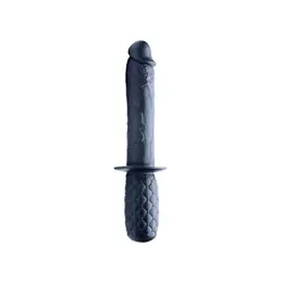 XR Brands Real Rechargeable Plug 10-Speed Waterproof Silicone Black
