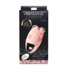 XR Brands Caress Vibrirajući Masažer - Dvostruko Dejstvo Silikonski Uređaj