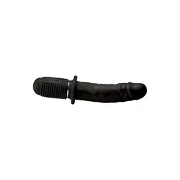 XR Brands Power Pounder Crni Vibrirajući Thrusting Silikonski Uređaj 29cm