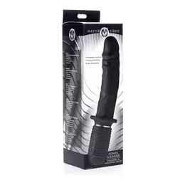 XR Brands Power Pounder Crni Vibrirajući Thrusting Silikonski Uređaj 29cm
