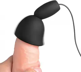 XR Brands Deluxe silikonski stimulator glave 10 modova crni