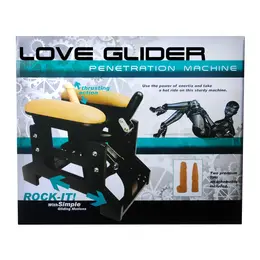 Love Glider intimna ride mašina sa podesivim dodacima crna