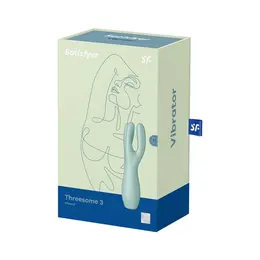 Rocks Off Threesome 3 Lay-On multi-zonski vibrator, silikon, roze