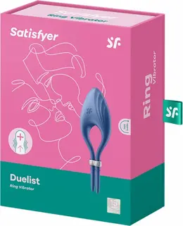 Satisfyer Duelist Podesivi Silikonski Prsten sa 12 Režima, Crni