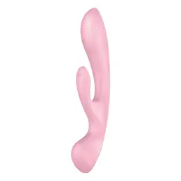 Satisfyer Triple Oh Fleksibilni Silikonski Rabbit Sistem, Punjiv IPX7