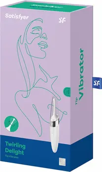 Satisfyer Twirling Delight Precision Tip Vibrator - Compact & Innovative Pink