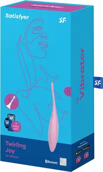 Satisfyer Twirling Joy Precizni Vibrator sa Vrhom Roze USB Punjiv