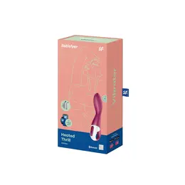 Satisfyer Heated Thrill Vibrator with Heating System, Curved G-Spot Model