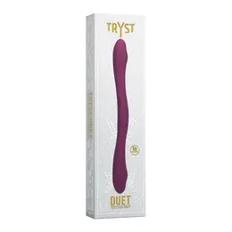 TRYST Duet Dvostrani Silikonski Uređaj, Bežični Daljinski, Berry
