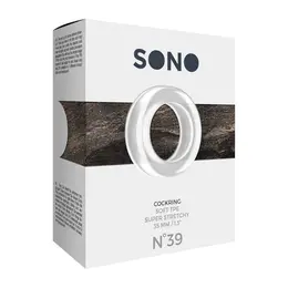 SINNER GEAR No.39 Intimate Support Ring TPE Black/Translucent