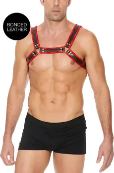 Kiotos Leather Bulldog Harness L/XL - Premium Adjustable Bonded Leather Gear