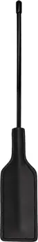 Ouch! Crop Short Handle Rectangular Model with Reversed Imprint Black