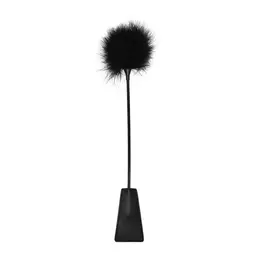 Loving Joy Feather Crop – Elegantan dodatak sa mekim perjem, crni