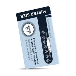 OVO Size Guide Reference Chart - German Language Version