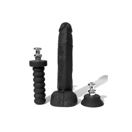 XR Brands Master Series Aron Ridge Silikonski intimni model 25,5cm Crni