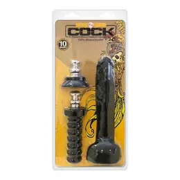 XR Brands Master Series Aron Ridge Silikonski intimni model 25,5cm Crni