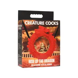Blush Novelties Rise of the Dragon Silikonski Prsten Crveni – Fleksibilan Dizajn