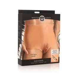 XR Brands Pussy Gaćice Silikonske L – Intimna Odeća sa Dvostrukim Otvorima