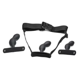 XR Brands P-Spot Plugger Trainer Set Silicone Prostate Plug Kit