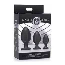 XR Brands Triple Juicers silikonski analni trener set - gradualne veličine