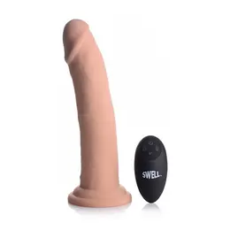 XR Brands Swell Inflatable Vibrating Silicone Model 18 cm Black