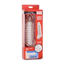XR Brands Lover Enhancer Navlaka 2/4 cm Meka TPR Prozirna Ekstenzija