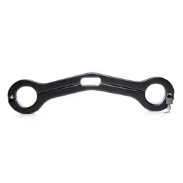 Master Series Wrist-to-Base Humbler Restraint Black Wood 20.25in