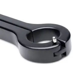 Master Series Wrist-to-Base Humbler Restraint Black Wood 20.25in