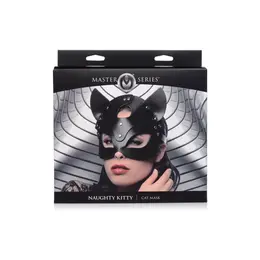XR Brands Naughty Kitty Veganska Mačija Maska Podesiva Crna