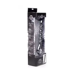 Dark Scepter Silicone Vibrating Intimate Bead System 10 Modes Black