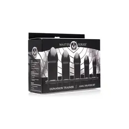 XR Brands Expansion Trainer Metal Anal Dilator Set - Hollow, Aluminum Alloy