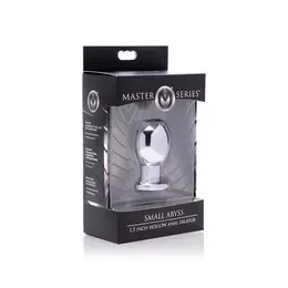 XR Brands Mali Abyss Metalni šuplji dilatator čep - Kompaktna veličina