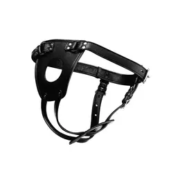 XR Brands Ass Holster Podesivi pojas za analne dodatke Crni
