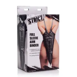 Strict Leather Full Sleeve Arm Binder Black Adjustable Unisex L/XL