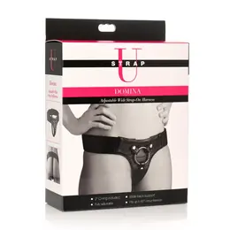 Strap U Domina Široki Pojas Podesivi Harness Crni do 60
