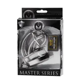 Captus Stainless Steel Compact Chastity System with Locking Ring