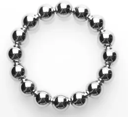 Meridian Stainless Steel Intimate Ring with Beads M/L