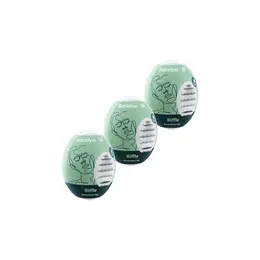 Satisfyer Intimate Egg Set Riffle 3-Pack - Skin-Like Texture, No Lubricant Needed
