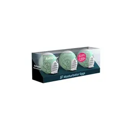 Satisfyer Intimate Egg Set Riffle 3-Pack - Skin-Like Texture, No Lubricant Needed