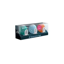 Satisfyer Egg Set Intimate Machine - Naughty Savage Crunchy 3-Pack