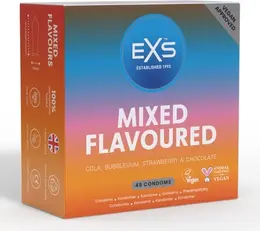EXS Mixed Flavours lateks kondomi, pakovanje od 48 komada – raznovrsna aromatična selekcija