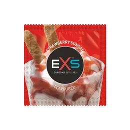 EXS Mixed Flavored Condoms 400 pcs - Chocolate, Strawberry, Cola, Bubblegum