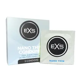 EXS Nano Thin 3-Pak Ultra-Tanka Lateks Zaštita 53mm Bez Mirisa