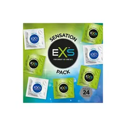 EXS Sensation Pack 24kom - Nano Thin & Rebrasti Tačkasti Raznovrsni Set