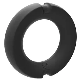 The Paradox Silikonsko-Metalni Hibridni Intimni Prsten 45mm Crni Ergonomsko Pristajanje