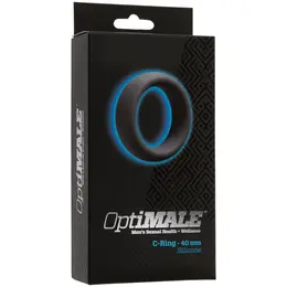 Doc Johnson OptiMALE Silikonski Prsten 40mm Crni Bez Ftalata